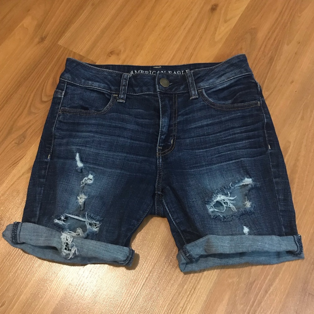 American Eagle High-Rise Jean Shorts